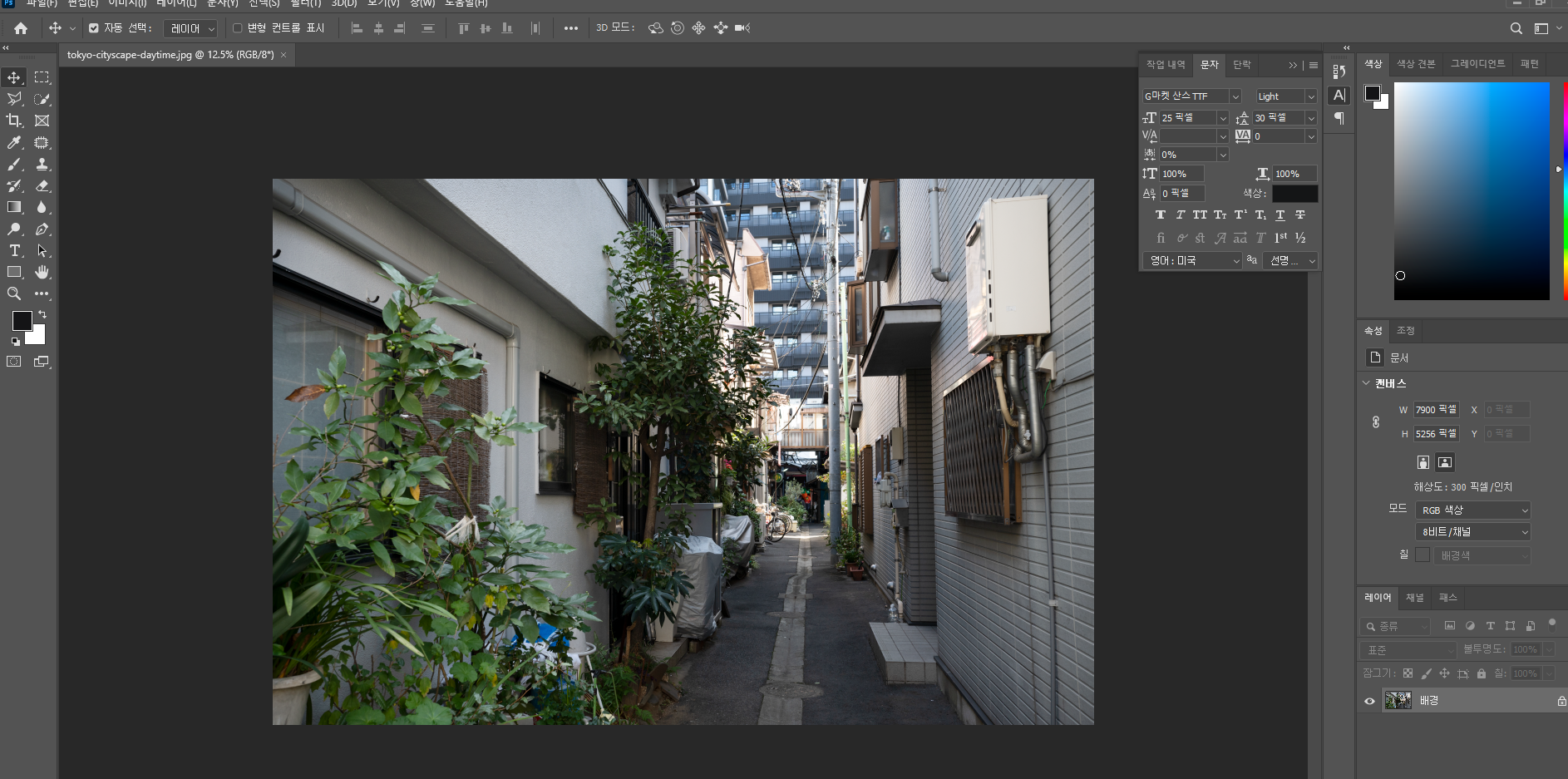 색감보정단계01