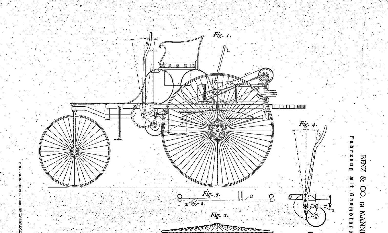 독일 자동차 특허&#44; 칼 벤츠