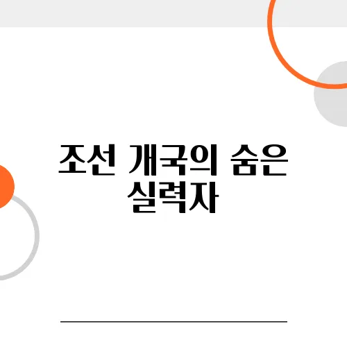 조선 개국의 숨은 실력자, 조영무의 활약