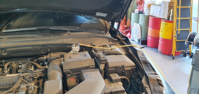 저번 엔진오일 교환때의 조언 그랜저IG 브레이크오일 교환, 2