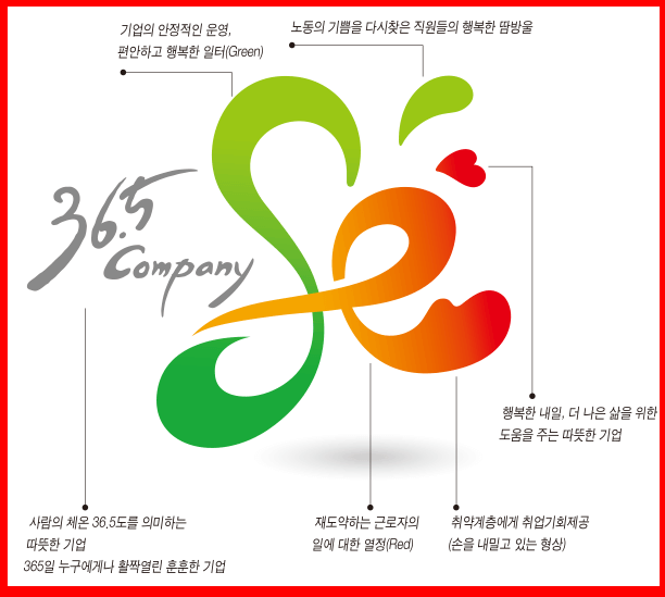 사회적기업 인증로고