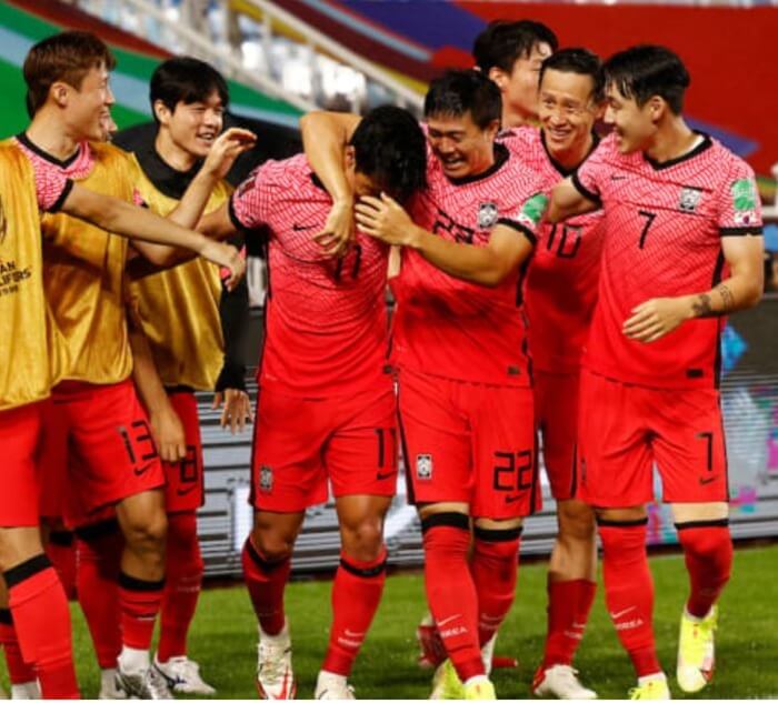 2022 카타르 월드컵 한국 레바논 경기사진 권창훈 골