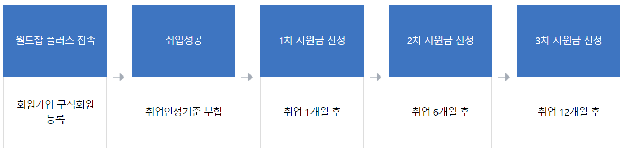 해외취업정착지원금 추진체계