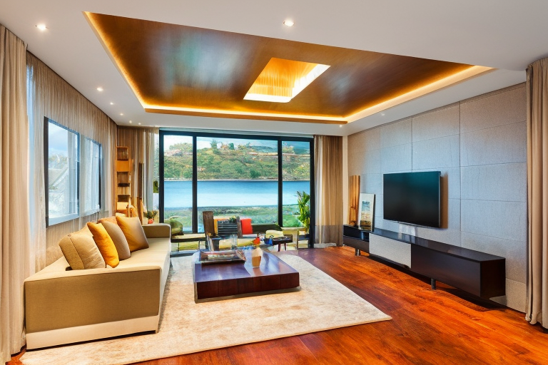 Stable Diffusion -award winning living room
