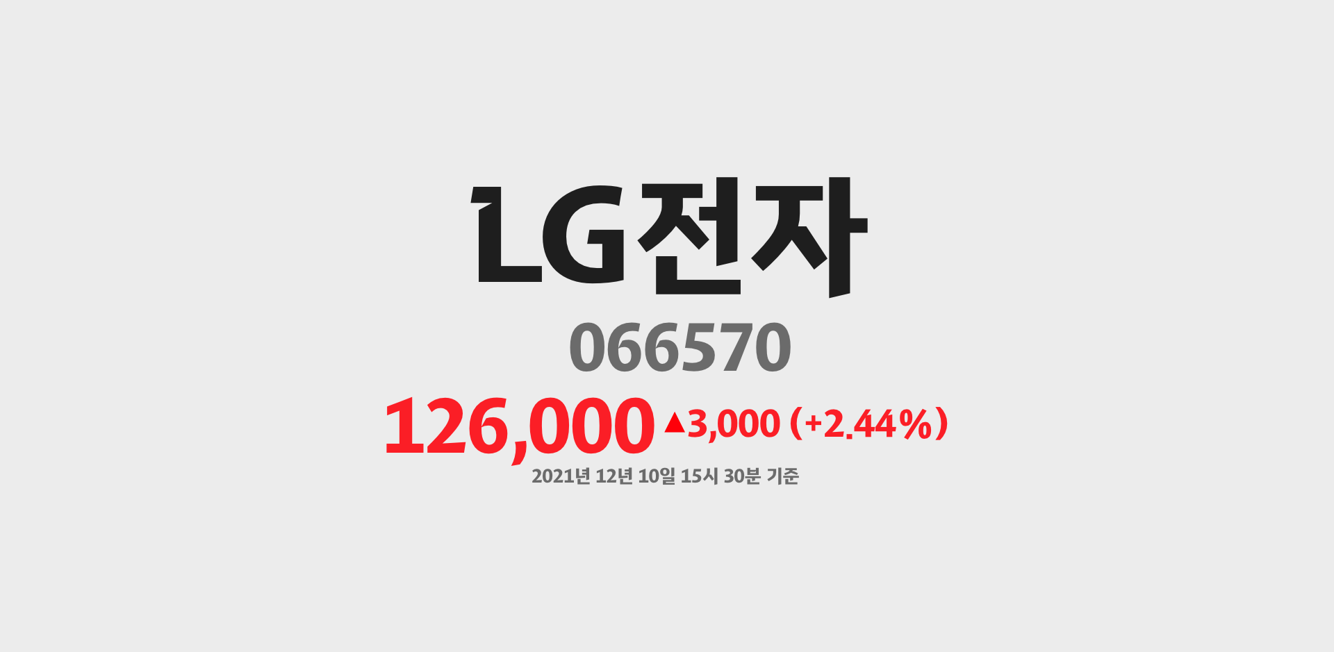 LG전자 2021-12-10 15:30:00기준 주가