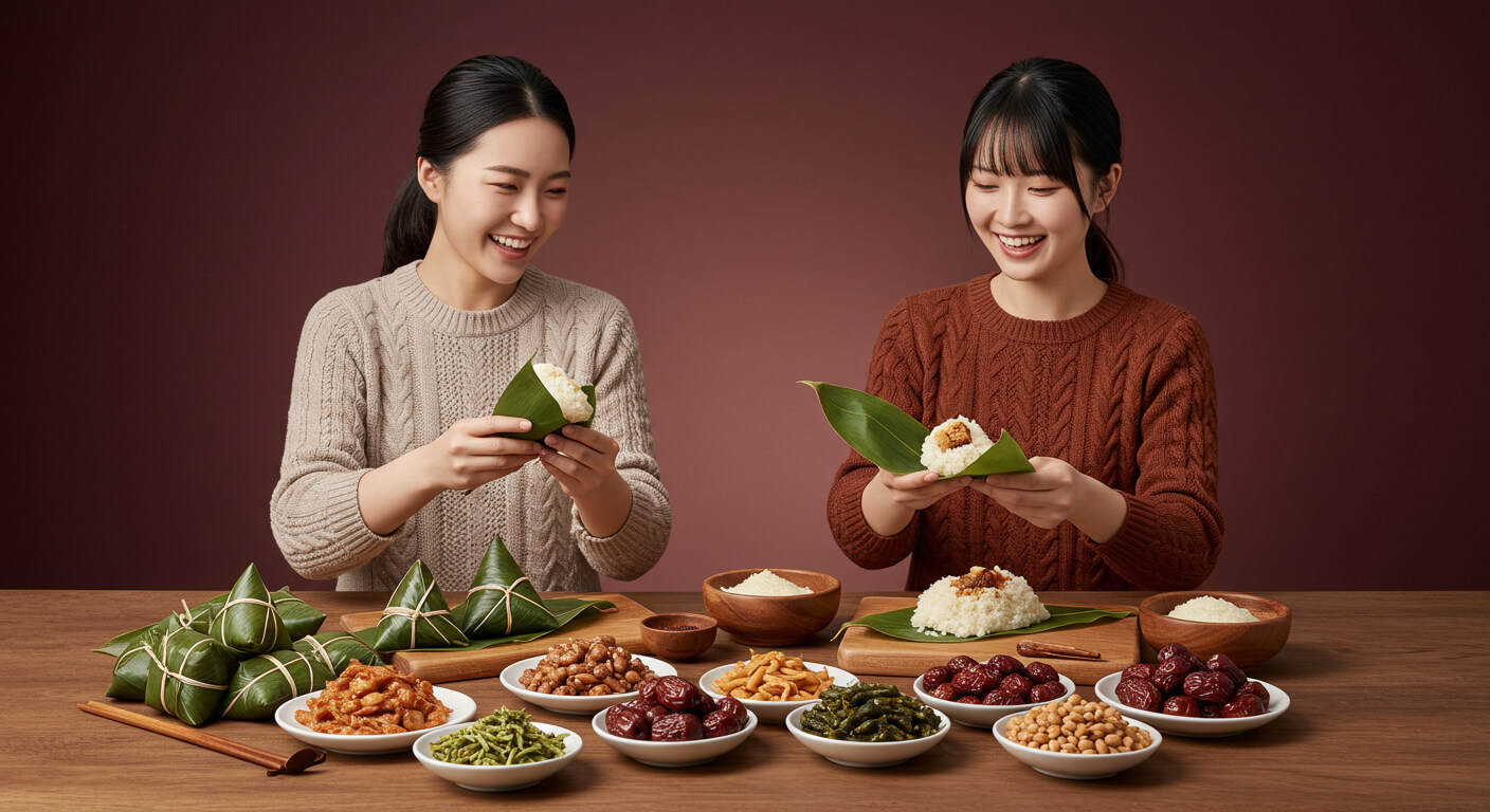 쭝쯔 만드는 즐거움