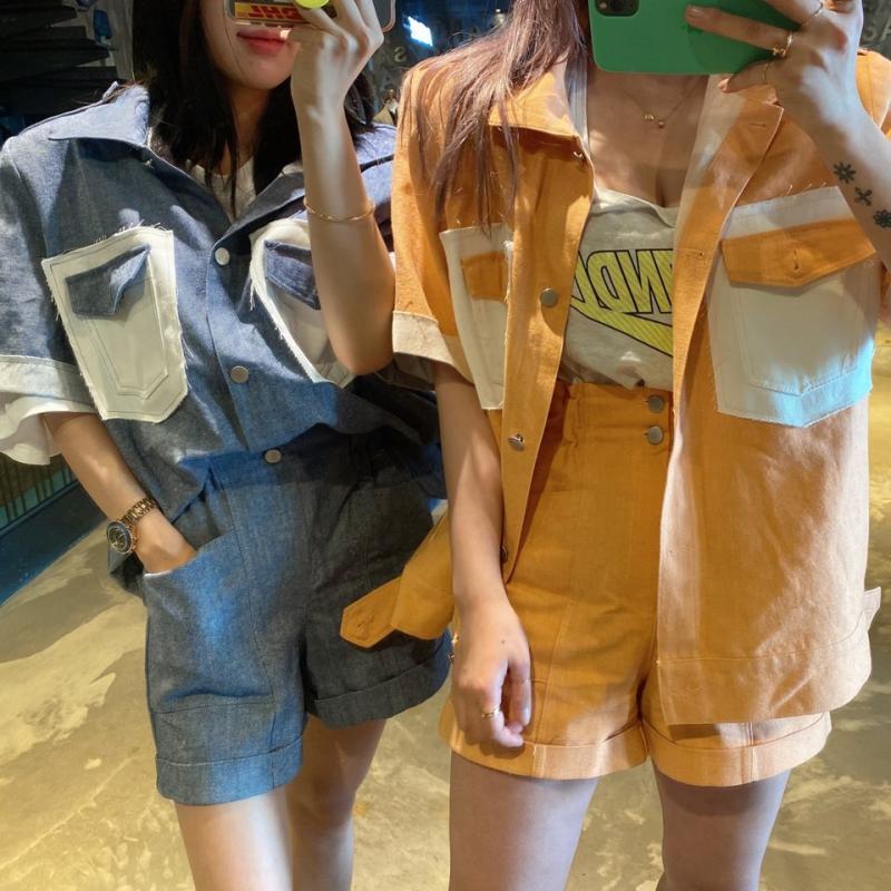 마이청 반바지 자켓 세트