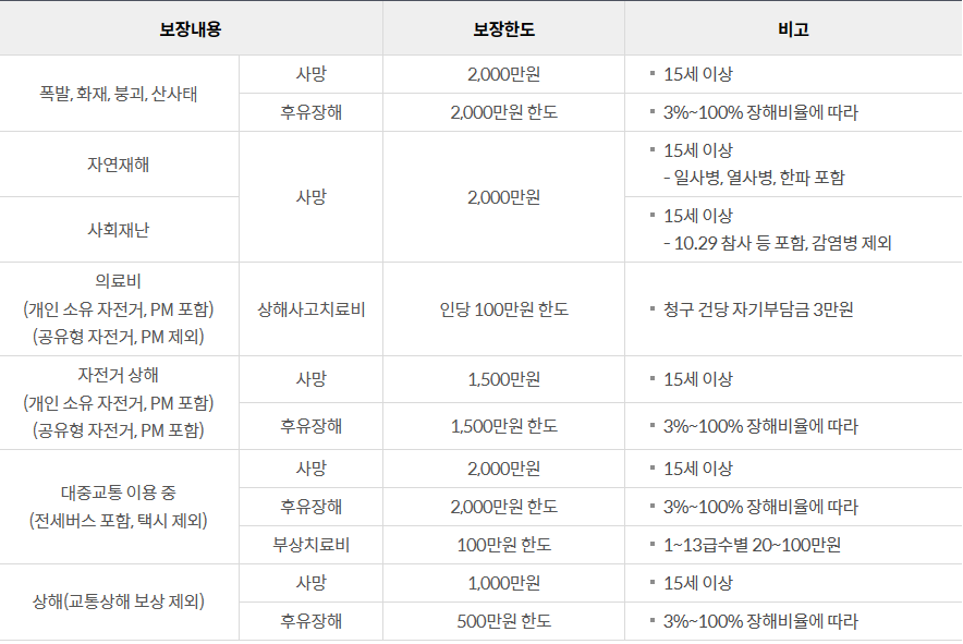 보장내용