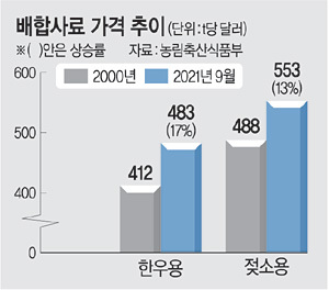  사료 관련주 대장주 8종목