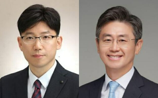 용석우 삼성전자 DX부문 영상디스플레이사업부장 사장(좌측), 김원경 삼성전자 Global Public Affairs실장 사장