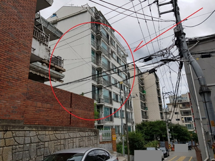 서울서부지방법원2020타경2843 제일아파트 제101동 및 주위전경(남서측에서 촬영)
