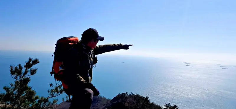 남해 응봉산과 설흘산