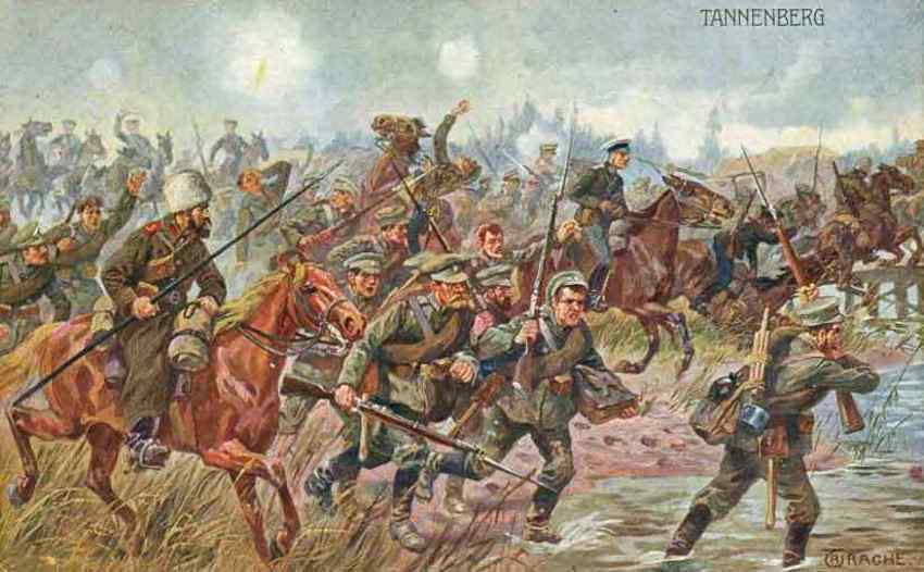 타넨베르크 전투에서 패배한 러시아군