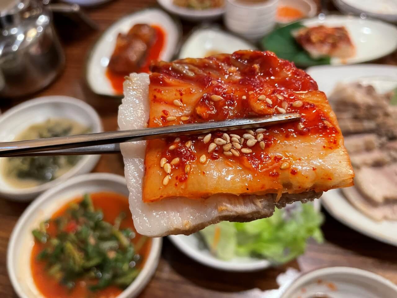 서초 교대역 맛집 마음은 콩밭에 - 보쌈 한점