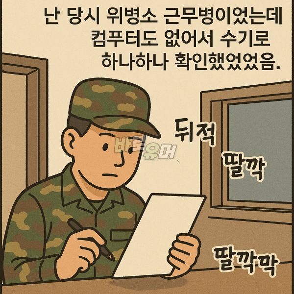 소령이 위병소에서 근무하면 벌어지는 일 ㄷㄷ 3