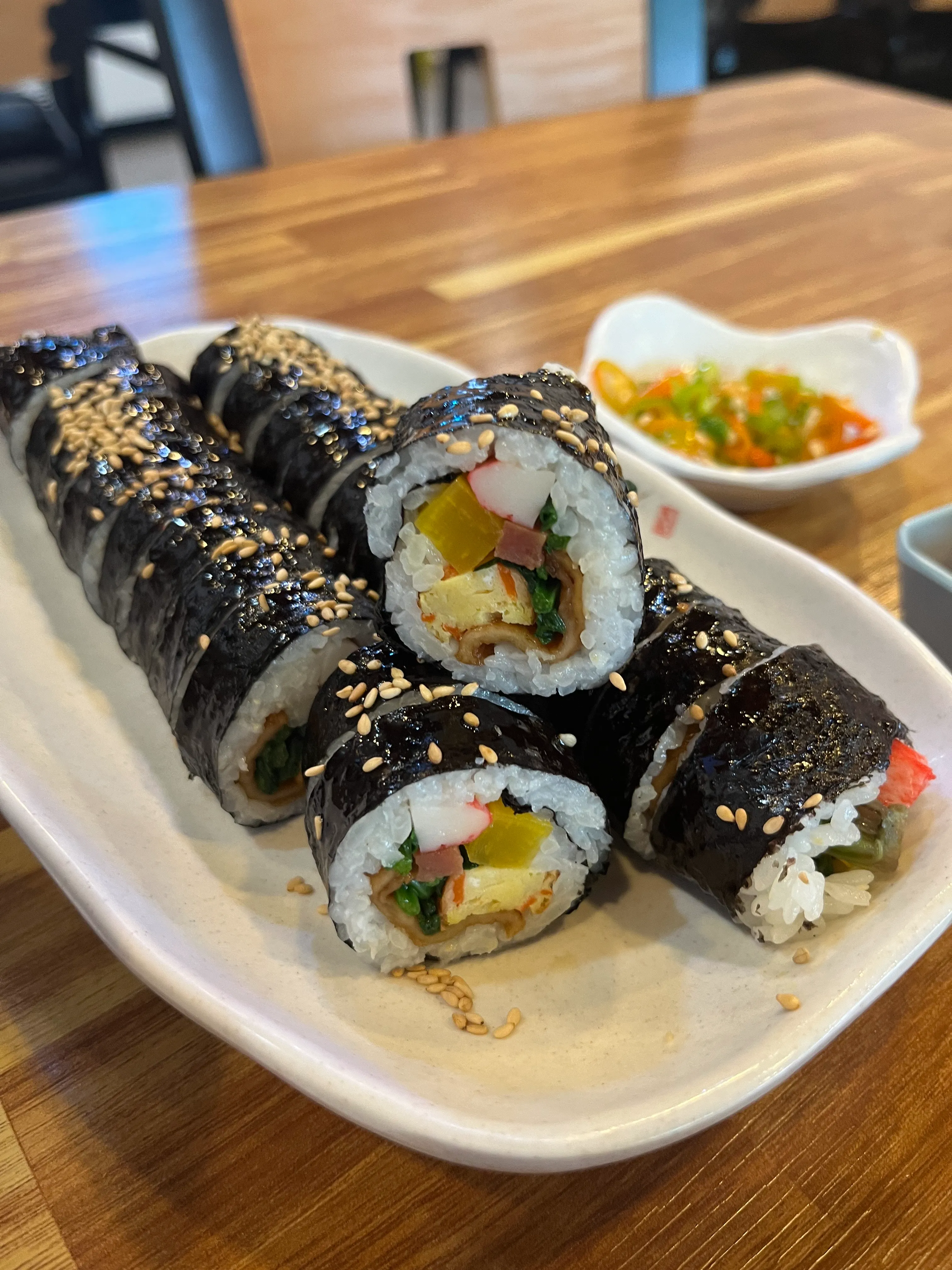 주공칼국수 김밥