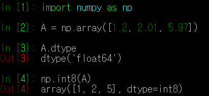 [python] numpy 패키지 유용한 함수들 10개 정리 by bskyvision.com