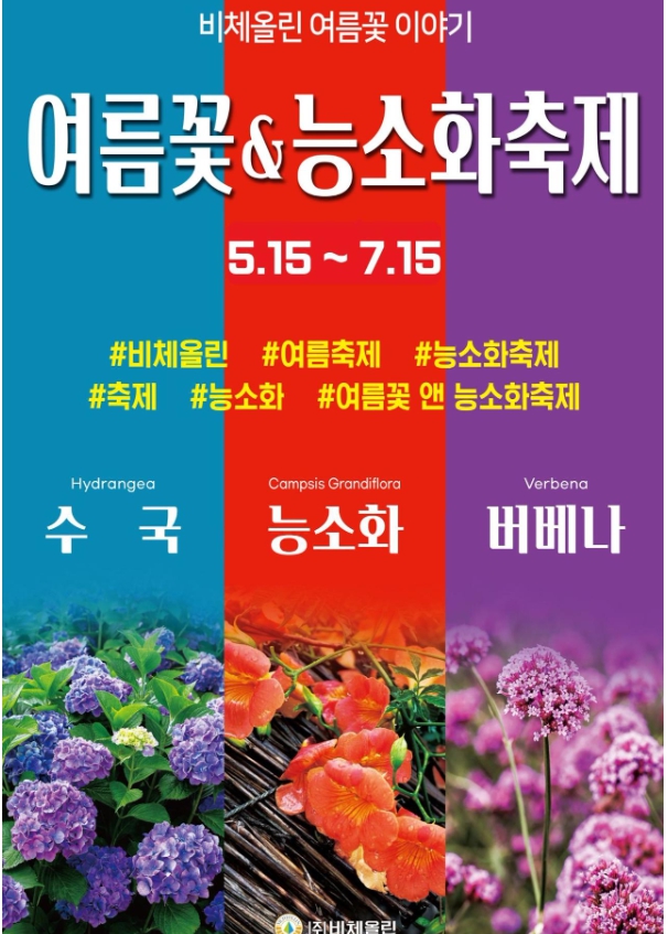 2025년 6월 제주 축제 일정 - 비체올린여름꽃