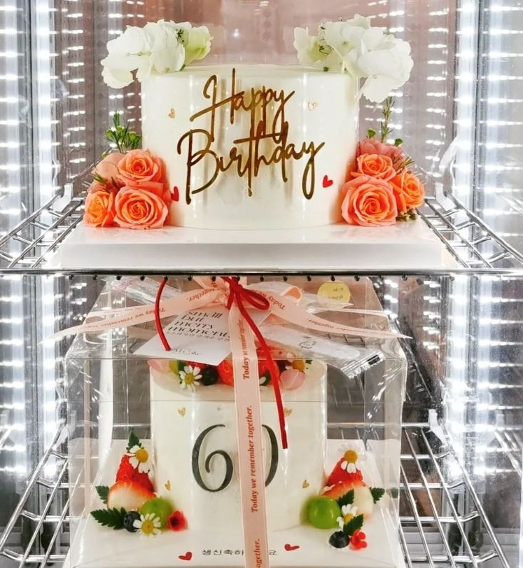 생일-기념-생화케이크