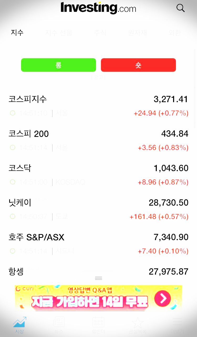  알아두면 유용한 세계 경제 및 금융 관련 사이트 인베스팅닷컴!