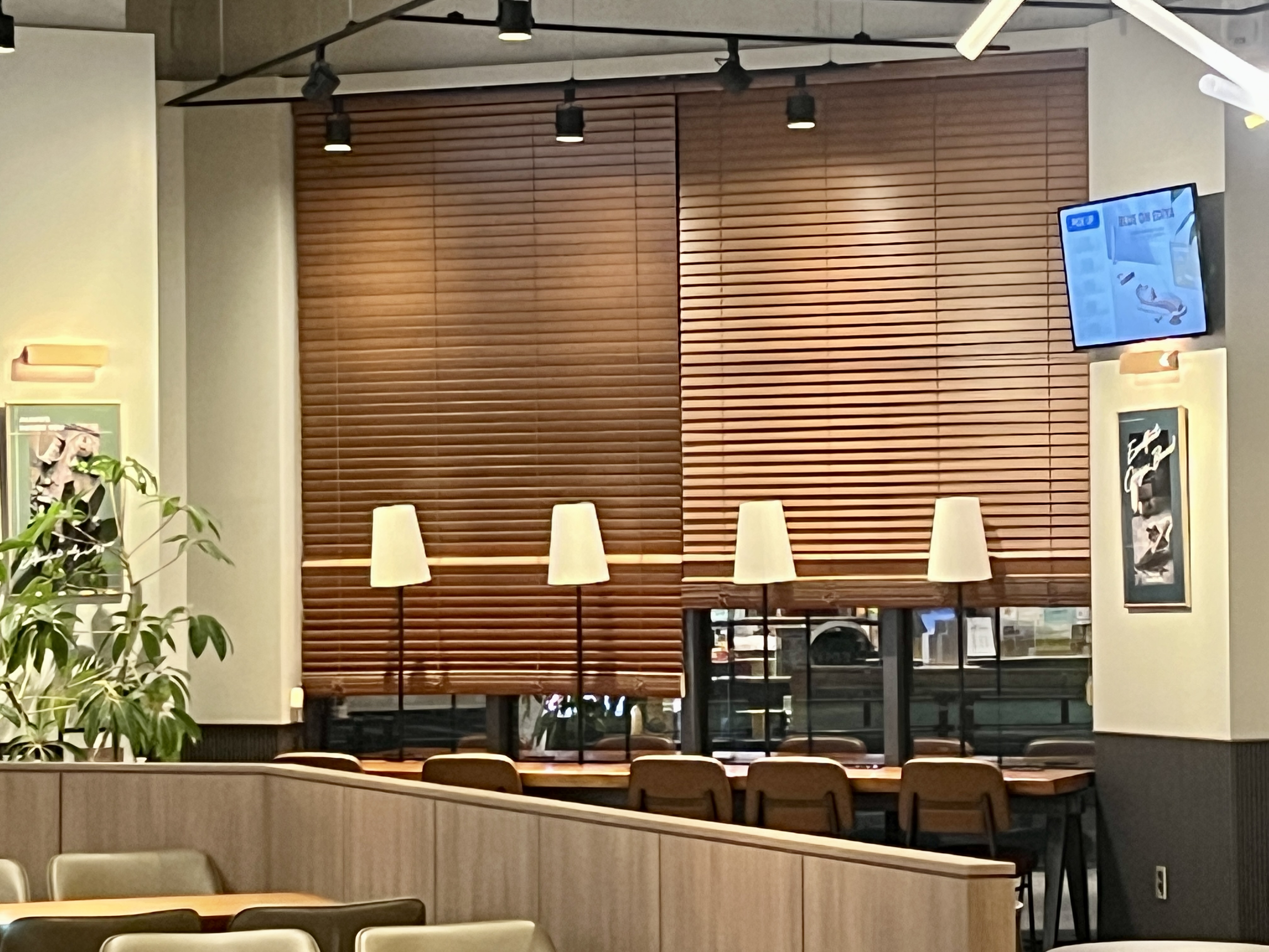 동남지구 이디야 실내 좌석