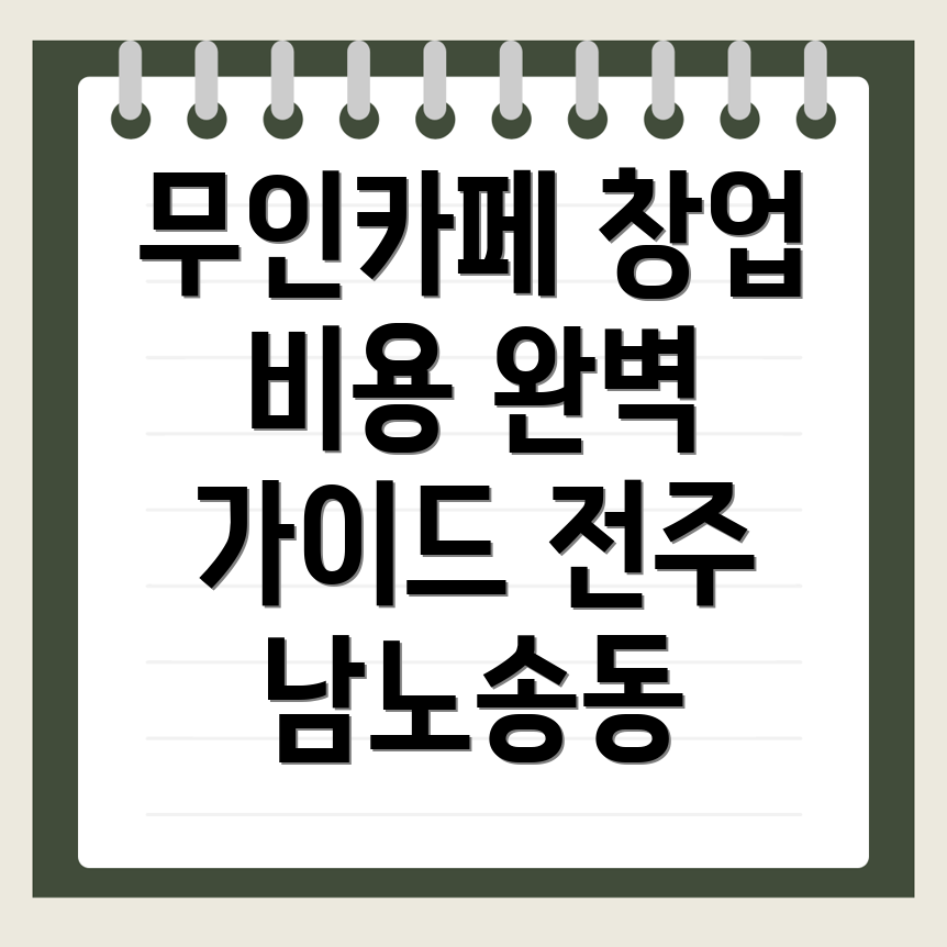 무인카페 창업