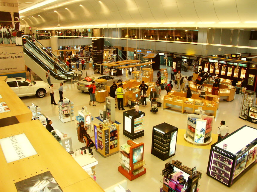카타르-도하-국제공항-면세구역