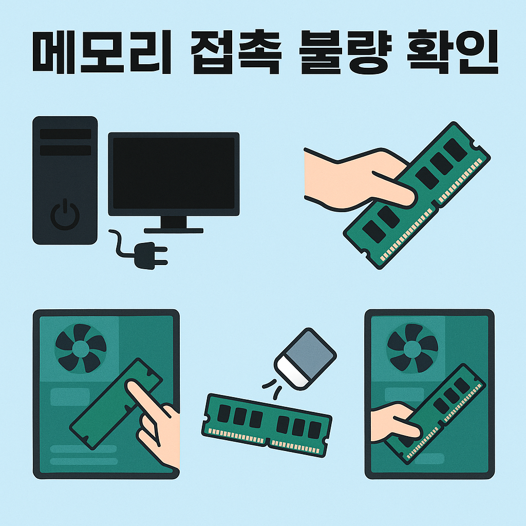 메모리-접촉-불량-확인