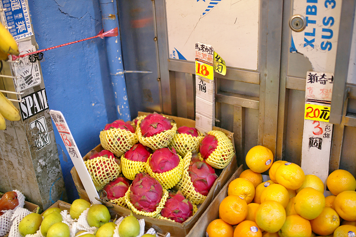 홍콩여행-용과-과일가게