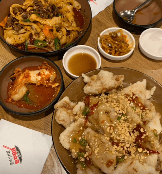 란주칼면 음식사진