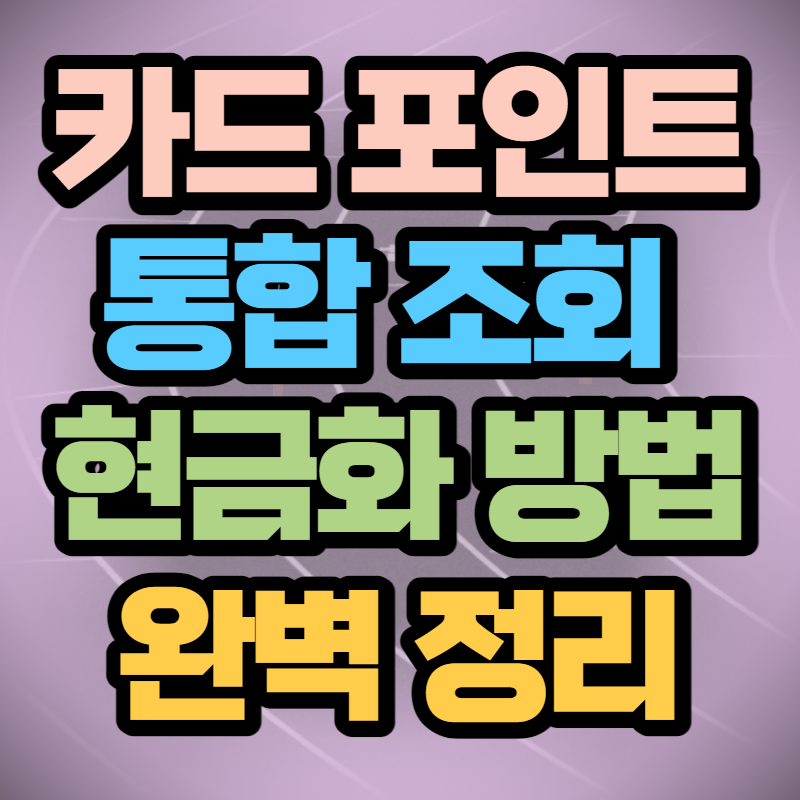 카드포인트 통합조회 (1)