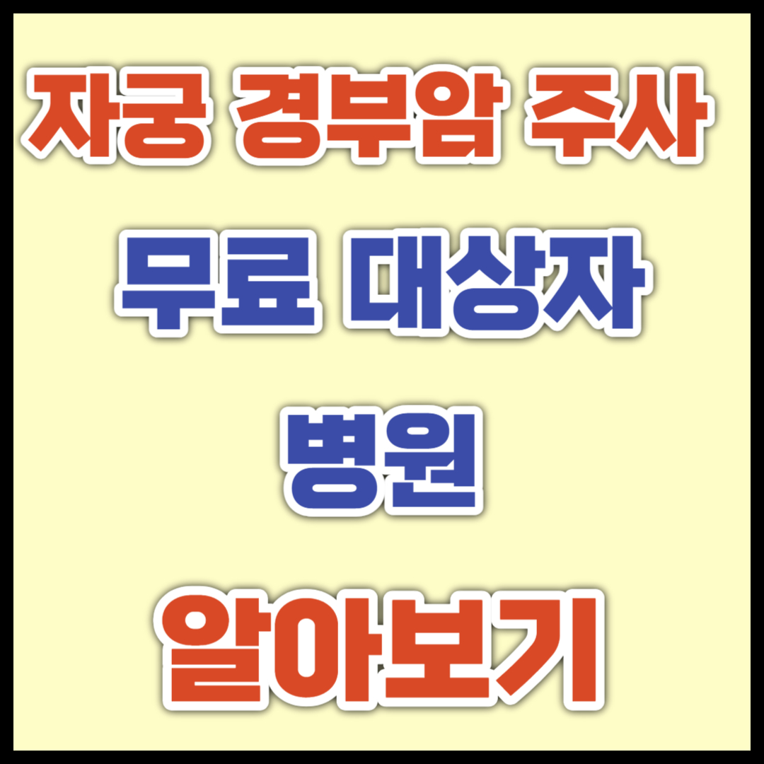 자궁경부암-무료-주사-대상자