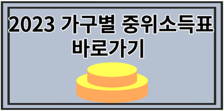 2023 가구별 중위소득표