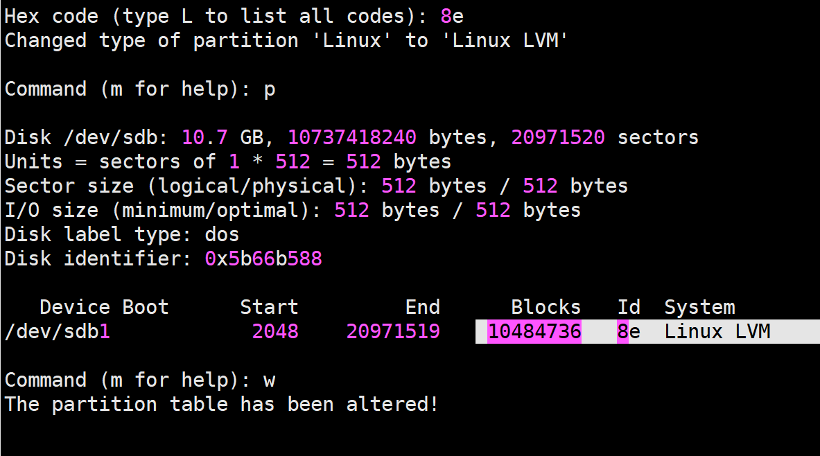 Linux LVM, KickStart 설정