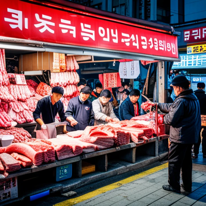 마장동에서 소고기 잡는 시간대 몇 시에 가야 하나요