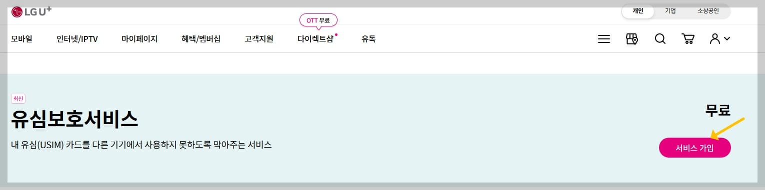 유심보호서비스
