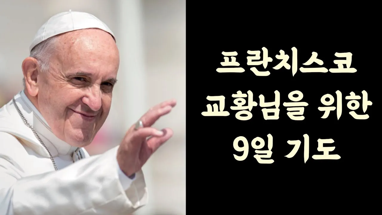 교황 9일기도문 함께 기도합시다_2