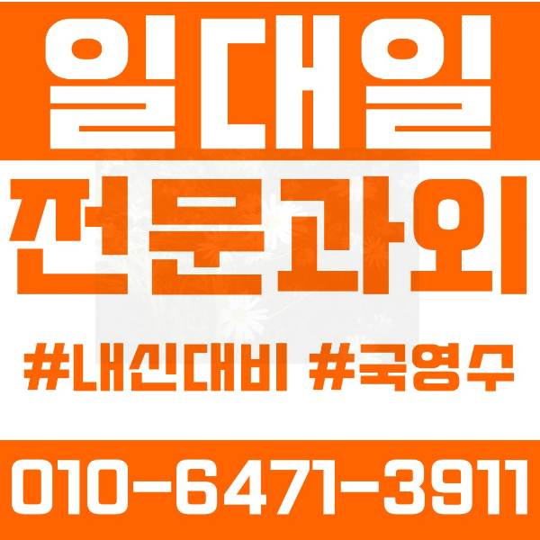  인천 검암동 초등영어과외 중학생수학과외 선행 예습 복습