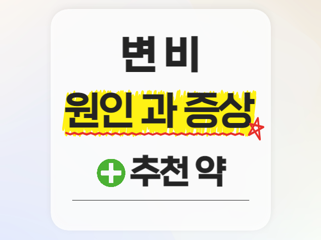 변비의 원인과 증상