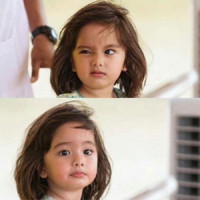 말레이시아 왕가를 뒤흔든 귀요미 9살 공주 The 9-year-old princess of Malaysia is so cute! The stinky face is so cute that even the British prince dare to ignore it