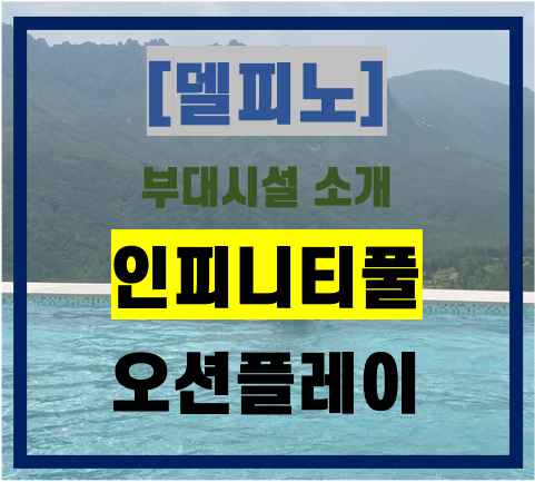  [델피노] 인피니티풀, 오션플레이 방문 후기