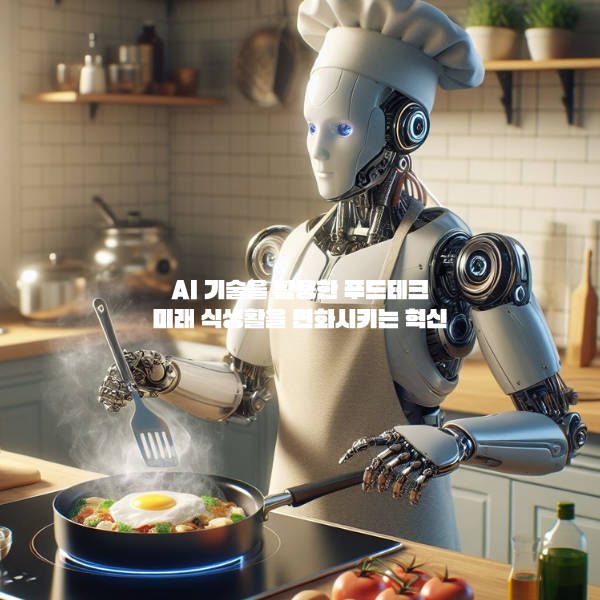 AI 기술을 활용한 푸드테크: 미래 식생활을 변화시키는 혁신