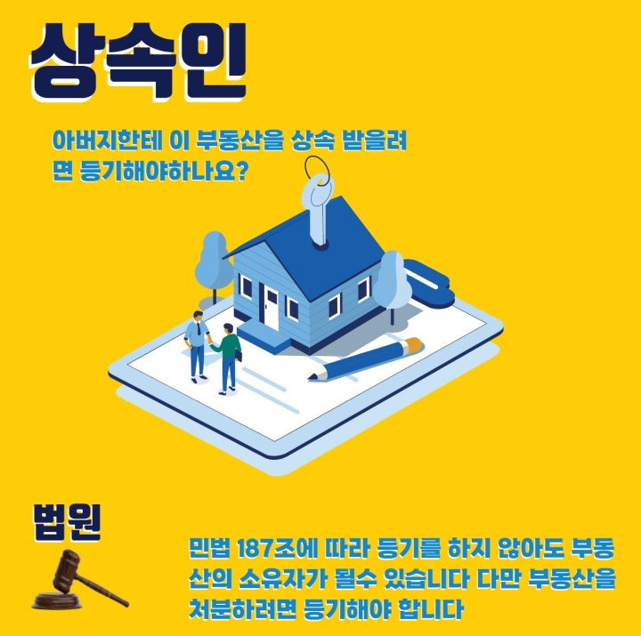  물권법 민법 187조 등기를 요하지 않는 법률규정에 의한 물권변동 상속 공용징수 판결 경매