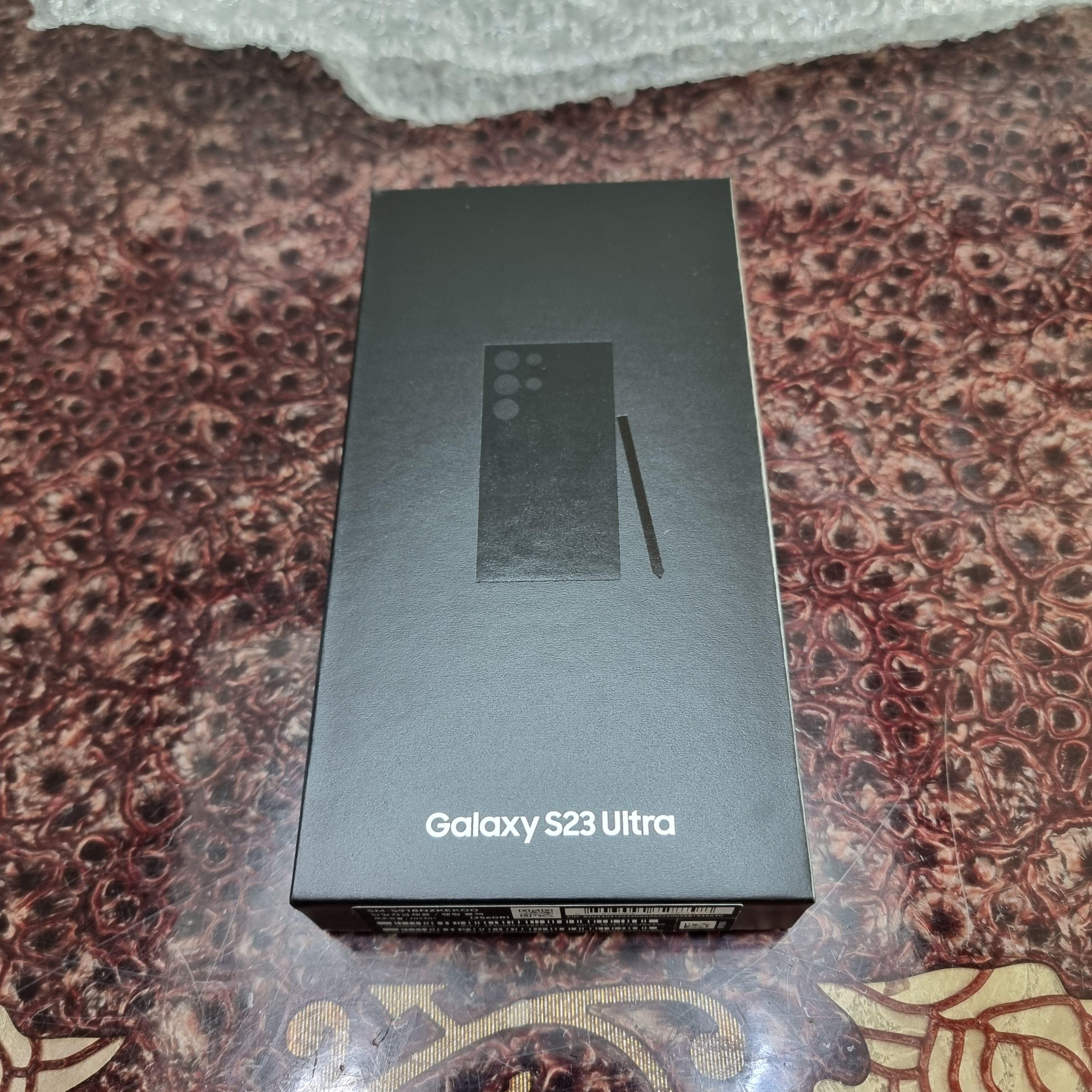  갤럭시 S23 Ultra 256G 팬텀 블랙 개봉기 및 소개
