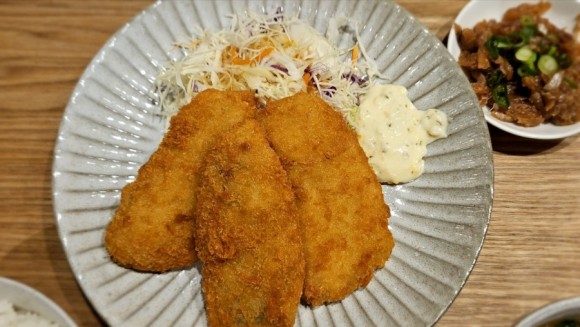  하카타 역 지하 아지프라이 맛집 三陽食堂 삼양식당 (산요식당)