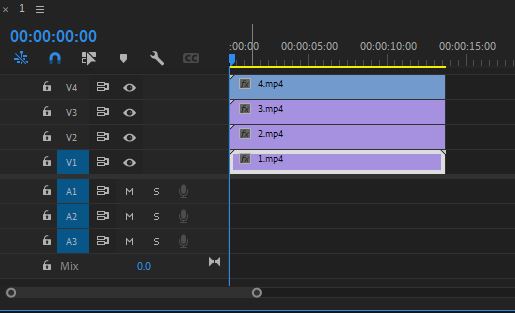 프리미어프로 타임라인 사진