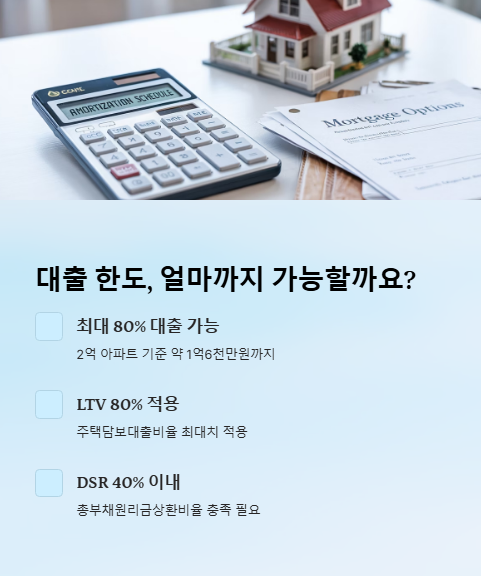 대출 한도 얼마까지 가능할까요?