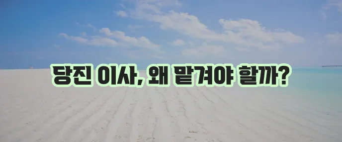 당진 포장이사 믿고 맡겨보세요!