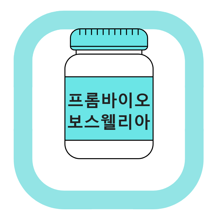 프롬바이오 보스웰리아 후기 및 효능 관절 연골에 좋은 이유