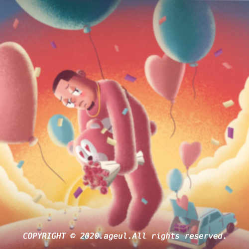  염따의 이별, 사랑 노래 추천 5곡(PlayList - 좋아한다니까, 친구의 친구를 사랑했네, 그대만 있으면;), 사랑해줘, 새벽에 잠깐이라도 좋아)
